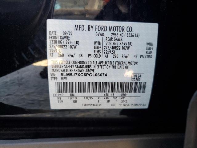 Photo 14 from auction – 2023 LINCOLN AVIATOR RE with VIN 5LM5J7XC6PGL06674
