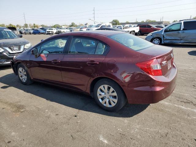 Photo 2 from auction – 2012 HONDA CIVIC LX with VIN 2HGFB2F57CH609316