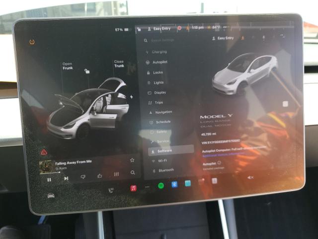 Photo 9 from auction – 2021 TESLA MODEL Y with VIN 5YJYGDEE9MF070890