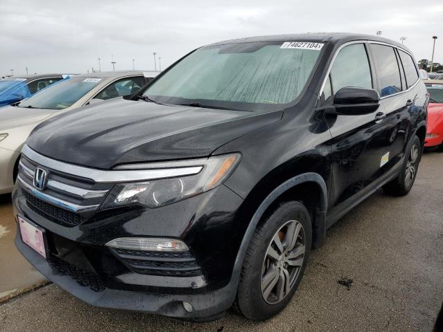 HONDA PILOT EXL 2018 with VIN 5FNYF6H55JB055941 - Photo from auction