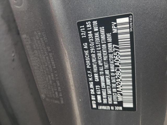 Photo 14 from auction – 2012 PORSCHE CAYENNE with VIN WP1AA2A28CLA06577