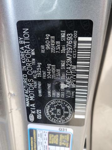 Photo 14 from auction – 2021 KIA SELTOS SX with VIN KNDETCA23M7197693