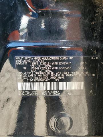 Photo 14 from auction – 2016 TOYOTA RAV4 XLE with VIN 2T3WFREV2GW265462