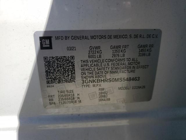 Photo 14 from auction – 2021 CHEVROLET BLAZER 2LT with VIN 3GNKBHRS0MS548463