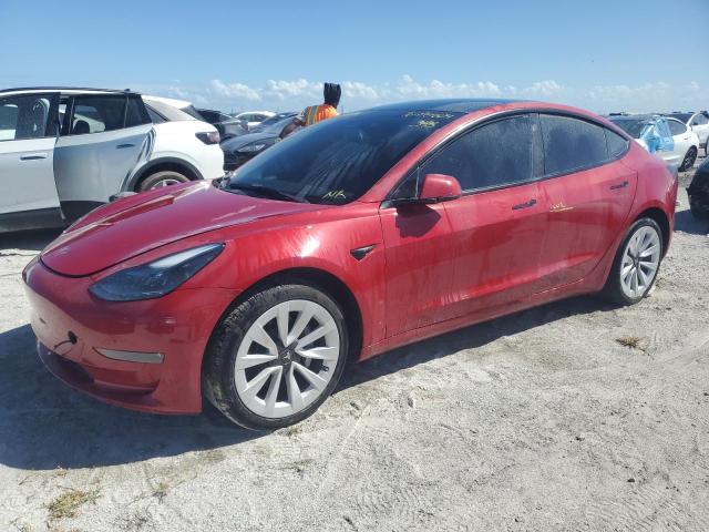 TESLA MODEL 3 2022 with VIN 5YJ3E1EB1NF328695 - Photo from auction