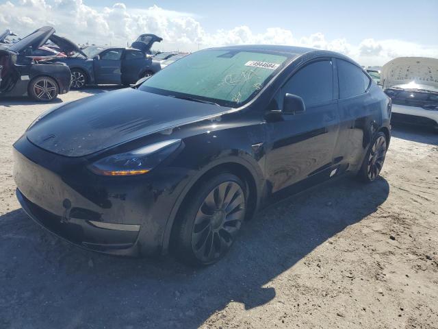 TESLA MODEL Y 2023 with VIN 7SAYGDEF3PF714156 - Photo from auction