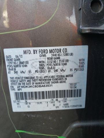 Photo 14 from auction – 2013 FORD EDGE LIMIT with VIN 2FMDK3KC8DBA63531