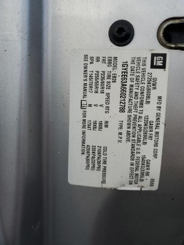 Photo 14 from auction – 2006 CADILLAC SRX with VIN 1GYEE63A660212788