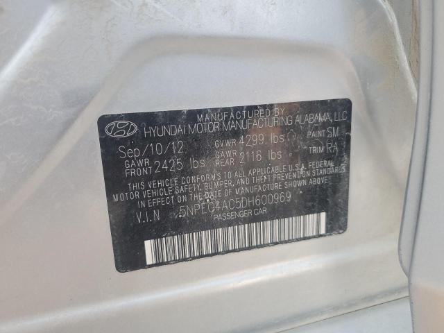 Photo 14 from auction – 2013 HYUNDAI SONATA SE with VIN 5NPEC4AC5DH600969