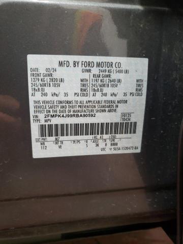 Photo 14 from auction – 2024 FORD EDGE SEL with VIN 2FMPK4J99RBA90592
