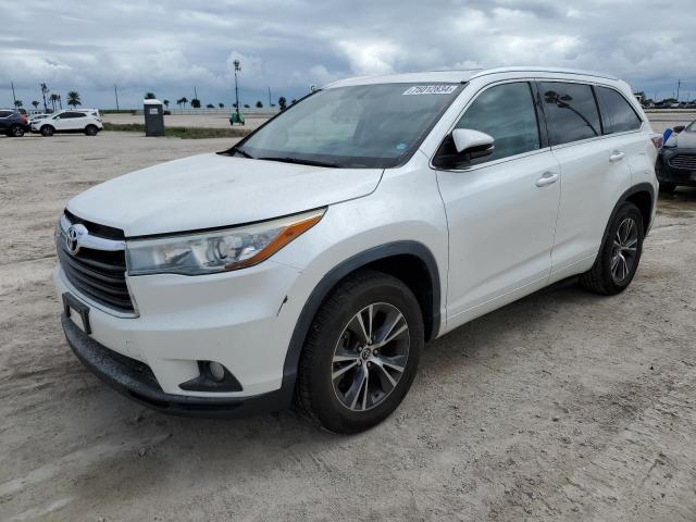 TOYOTA HIGHLANDER 2016 with VIN 5TDKKRFH7GS142860 - Photo from auction