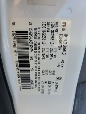 Photo 14 from auction – 2005 CHRYSLER TOWN & COU with VIN 2C4GP64L65R479684