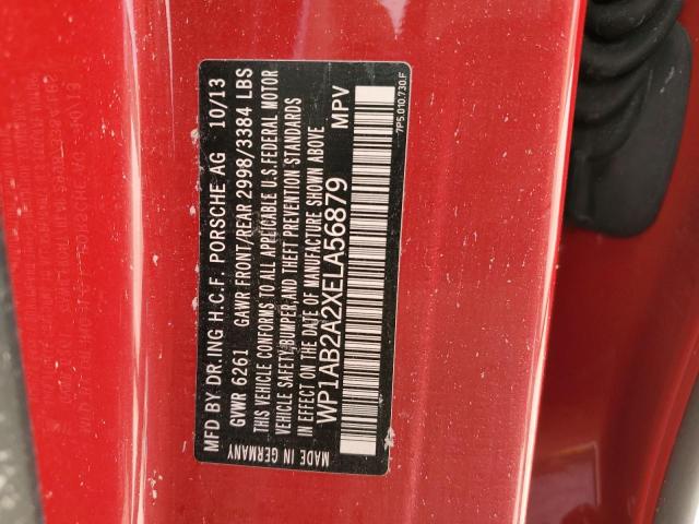 Photo 14 from auction – 2014 PORSCHE CAYENNE S with VIN WP1AB2A2XELA56879