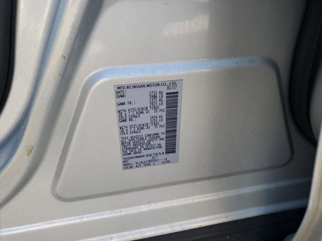 Photo 14 from auction – 2017 NISSAN PATHFINDER with VIN 5N1DR2MN6HC667654