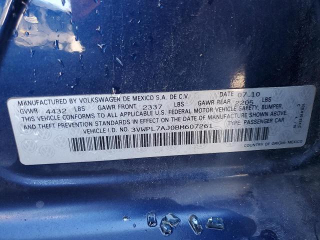 Photo 14 from auction – 2011 VOLKSWAGEN JETTA TDI with VIN 3VWPL7AJ0BM607261