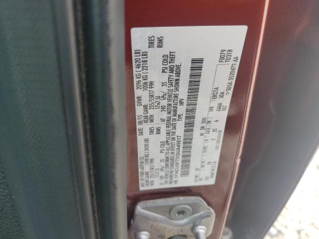 Photo 14 from auction – 2016 FORD ESCAPE S with VIN 1FMCU0F7XGUA49517