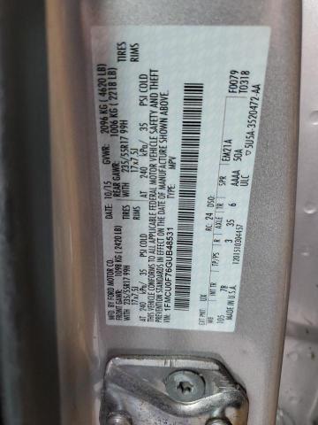 Photo 14 from auction – 2016 FORD ESCAPE S with VIN 1FMCU0F76GUB48531