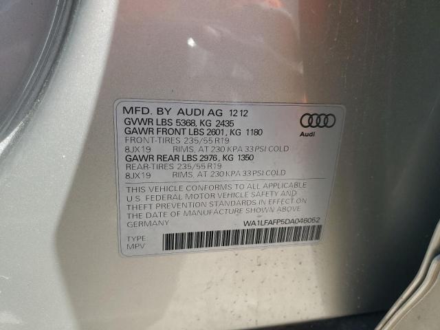 Photo 14 from auction – 2013 AUDI Q5 PREMIUM with VIN WA1LFAFP5DA046052