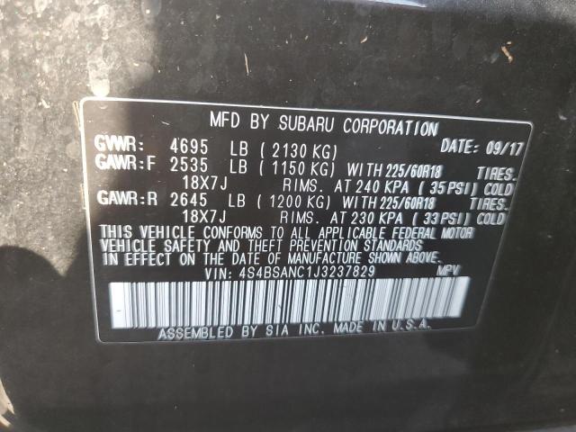 Photo 14 from auction – 2018 SUBARU OUTBACK 2. with VIN 4S4BSANC1J3237829