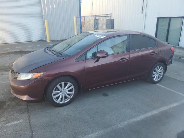 HONDA CIVIC EX 2012 with VIN 2HGFB2F81CH575299 - Photo from auction