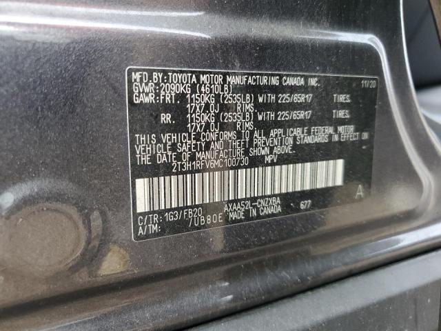 Photo 14 from auction – 2021 TOYOTA RAV4 LE with VIN 2T3H1RFV6MC100730