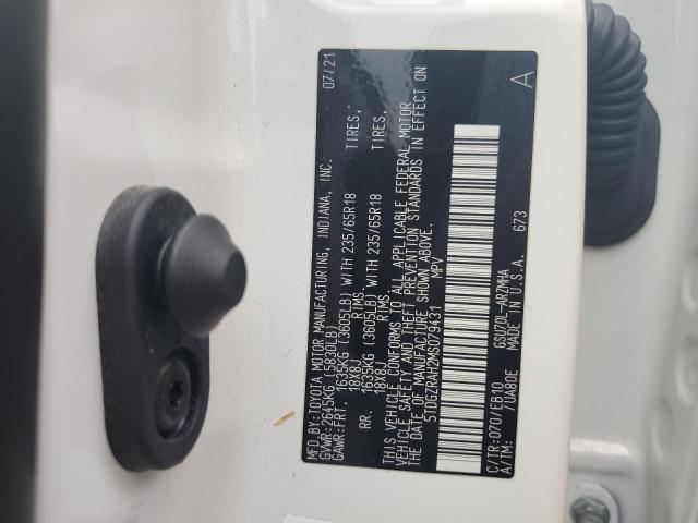 Photo 14 from auction – 2021 TOYOTA HIGHLANDER with VIN 5TDGZRAH2MS079431