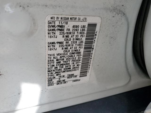 Photo 14 from auction – 2019 NISSAN ROGUE S with VIN JN8AT2MT6KW256871