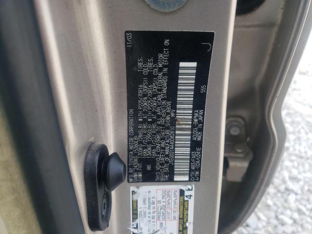 Photo 14 from auction – 2004 TOYOTA HIGHLANDER with VIN JTEGD21A440082810
