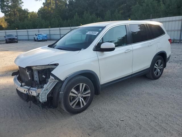HONDA PILOT EX 2018 with VIN 5FNYF5H38JB017404 - Photo from auction