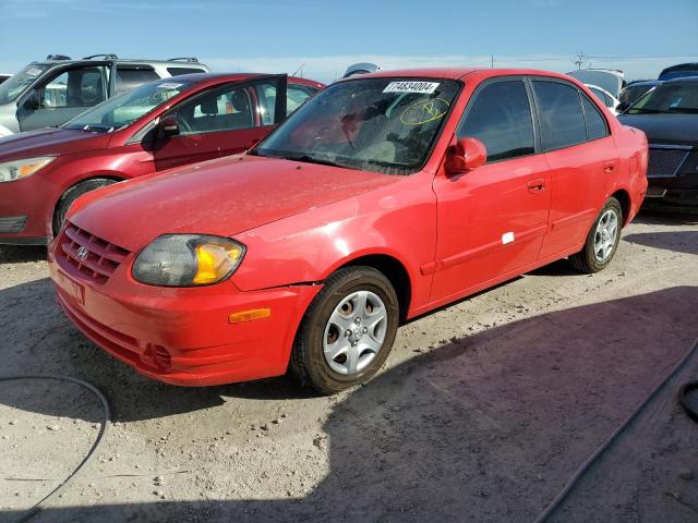 HYUNDAI ACCENT GL 2005 with VIN KMHCG45C15U596671 - Photo from auction