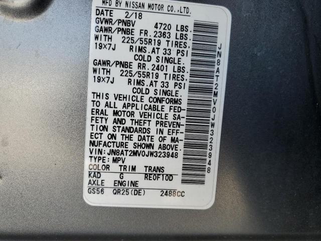 Photo 14 from auction – 2018 NISSAN ROGUE S with VIN JN8AT2MV0JW323948