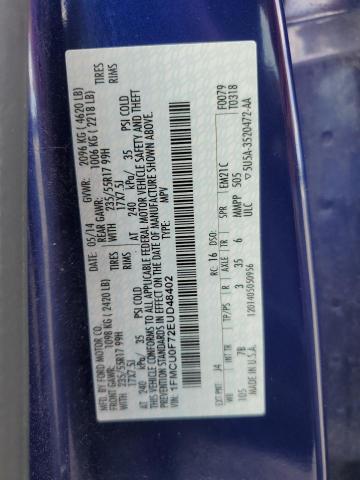 Photo 14 from auction – 2014 FORD ESCAPE S with VIN 1FMCU0F72EUD48402