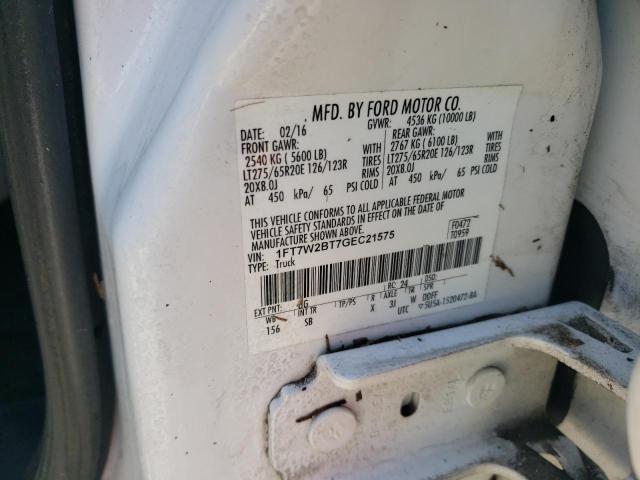 Photo 14 from auction – 2016 FORD F250 SUPER with VIN 1FT7W2BT7GEC21575