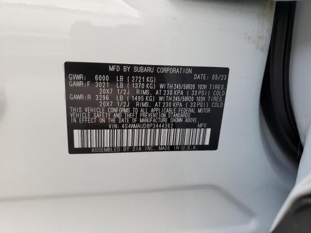 Photo 14 from auction – 2023 SUBARU ASCENT LIM with VIN 4S4WMAUD8P3444362