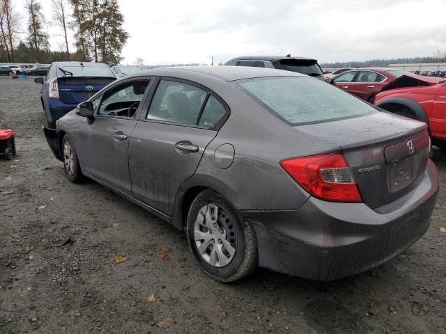 Photo 2 from auction – 2012 HONDA CIVIC LX with VIN 19XFB2F55CE108841