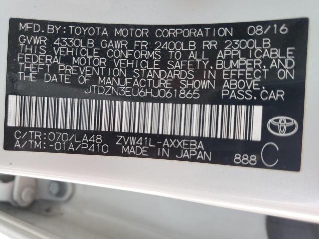 Photo 14 from auction – 2017 TOYOTA PRIUS V with VIN JTDZN3EU6HJ061865