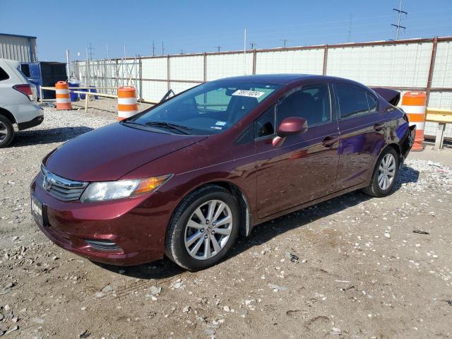 HONDA CIVIC EXL 2012 with VIN 19XFB2F91CE045143 - Photo from auction