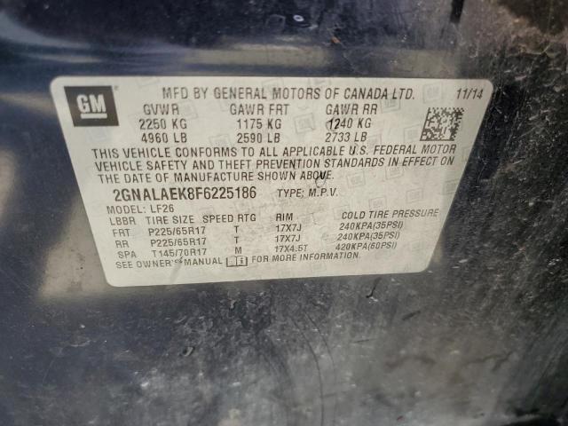 Photo 14 from auction – 2015 CHEVROLET EQUINOX LS with VIN 2GNALAEK8F6225186