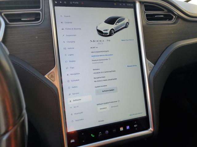 Photo 9 from auction – 2014 TESLA MODEL S with VIN 5YJSA1H11EFP33675