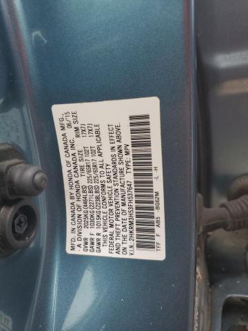Photo 14 from auction – 2015 HONDA CR-V EX with VIN 2HKRM3H53FH537647