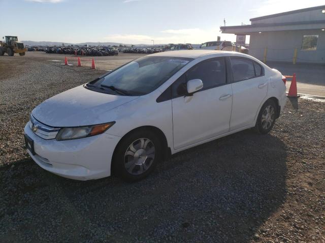 HONDA CIVIC HYBR 2012 with VIN JHMFB4F23CS010498 - Photo from auction