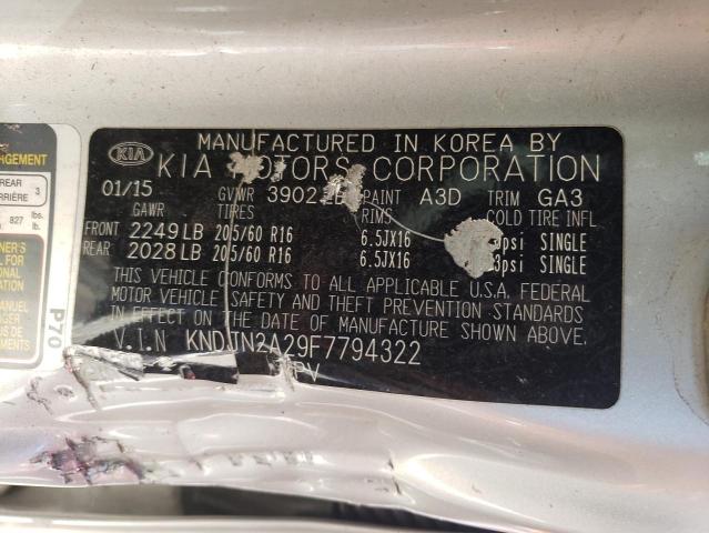 صورة رقم 14 من المزاد - 2015 KIA SOUL مع VIN KNDJN2A29F7794322