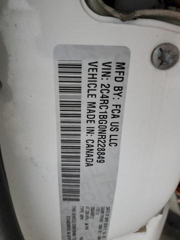 Photo 14 from auction – 2022 CHRYSLER PACIFICA T with VIN 2C4RC1BG0NR228849