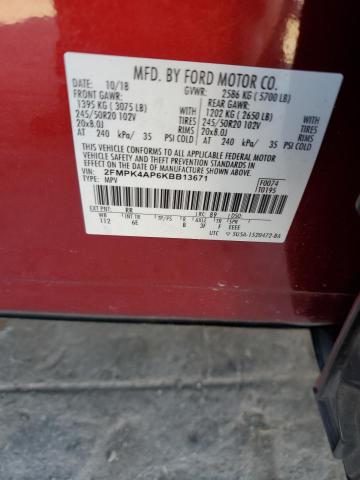 Photo 14 from auction – 2019 FORD EDGE ST with VIN 2FMPK4AP6KBB13671