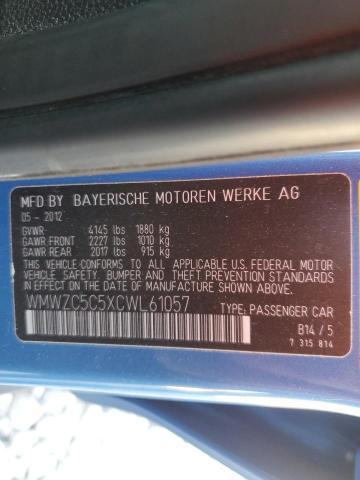 Photo 14 from auction – 2012 MINI COOPER S C with VIN WMWZC5C5XCWL61057