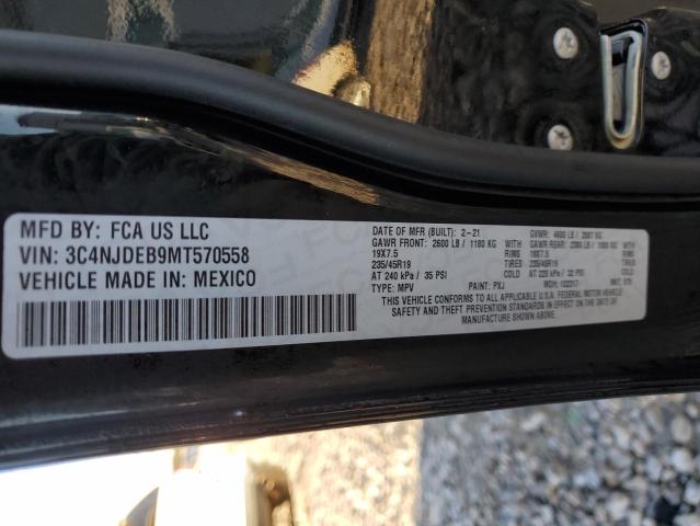 Photo 14 from auction – 2021 JEEP COMPASS 80 with VIN 3C4NJDEB9MT570558