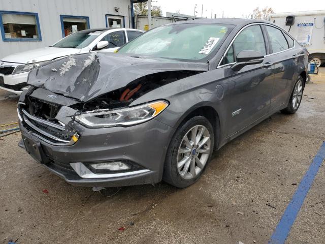 FORD FUSION SE 2017 with VIN 3FA6P0PU5HR312489 - Photo from auction