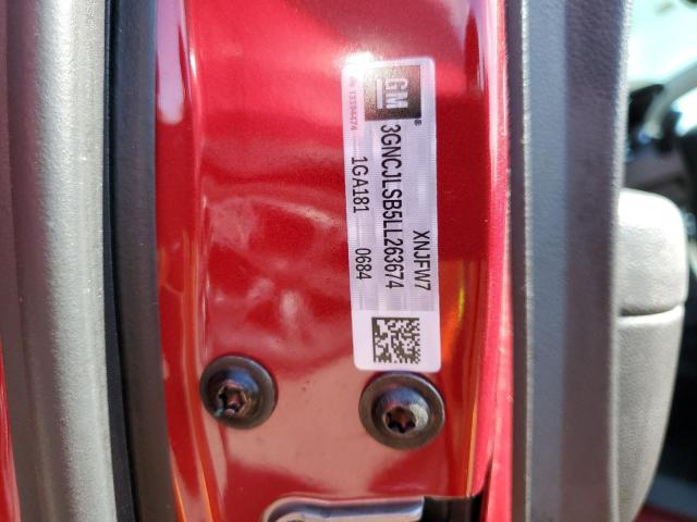 Photo 14 from auction – 2020 CHEVROLET TRAX 1LT with VIN 3GNCJLSB5LL263674