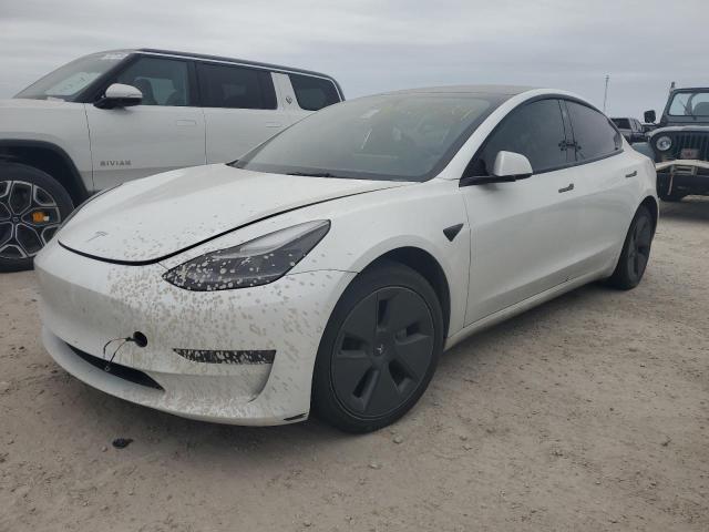 TESLA MODEL 3 2022 with VIN 5YJ3E1EA2NF163909 - Photo from auction