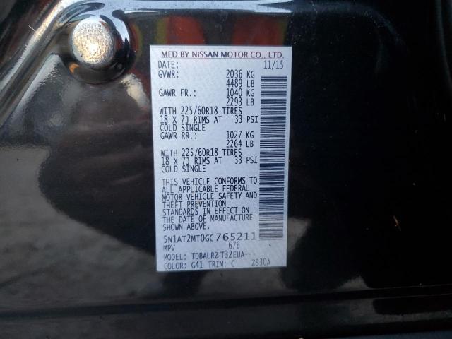 Photo 14 from auction – 2016 NISSAN ROGUE S with VIN 5N1AT2MT0GC765211